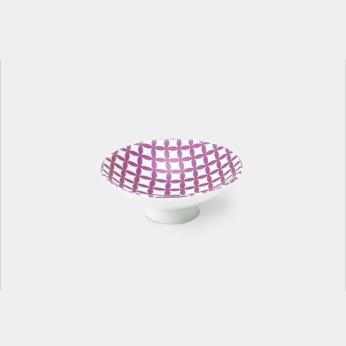 [SAKE CUP] PINK LUSTER CLOISONNE CREST | MINO WARES | MARUMO TAKAGI