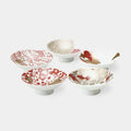 [SAKE CUP] RED GOLD SET OF 5 | MINO WARES | MARUMO TAKAGI