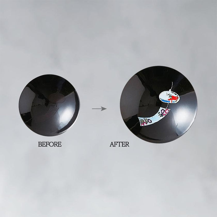 [SAKE CUP] WIND CHIME (BLACK) | COLOR & DESIGN CHANGE | MINO WARES | MARUMO TAKAGI