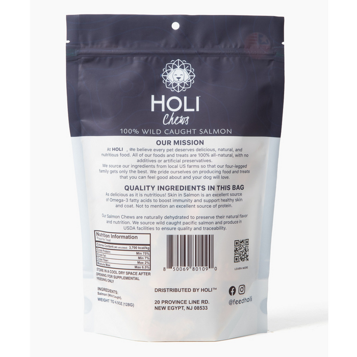 Salmon Skin Dental Chews for Dogs and Cats