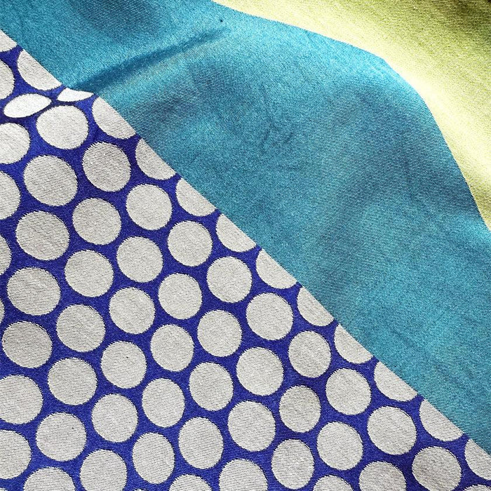 [SCARF] BANSHU-ORI JACQUARD LONG CUPRO STALL (PURPLE) | BANSHU-ORI | POLS