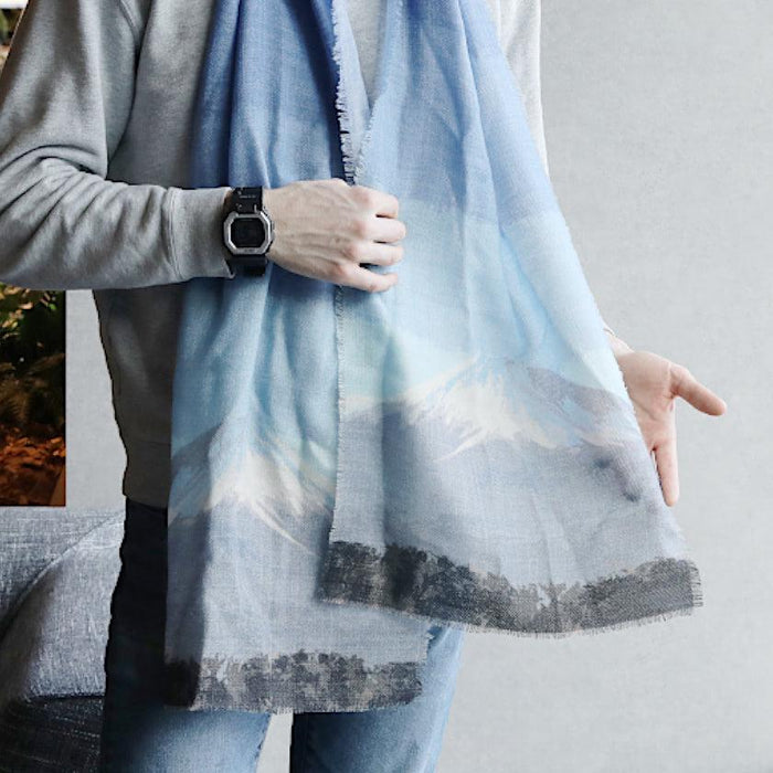 [SCARF] MT. FUJI S | KYO YUZEN DYEING | NOGIGUCHI KIHEI
