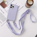Silicone Crossbody Lanyard Case
