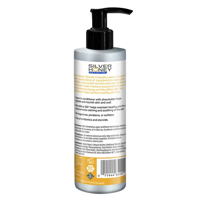 Silver Honey Leave-In Conditioner Skin and Coat for Dogs & Cats 16 oz.