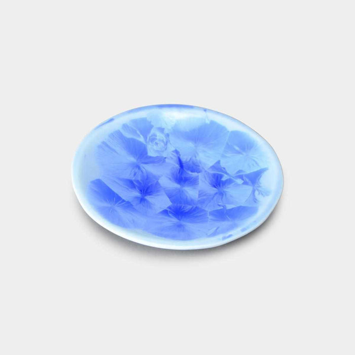 [SMALL DISH (PLATE)] FLOWER CRYSTAL SMALL PLATE 90 (5-PIECE SET) | TOUAN | KYOTO-KIYOMIZU WARES