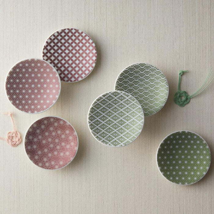 [SMALL DISH (PLATE)] PINK LUSTER PLUM | MINO WARES | MARUMO TAKAGI