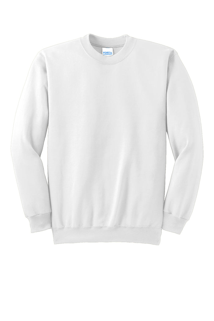 SOCCER SUPER FAN Port & Company Men's Essential Fleece Crewneck Sweatshirt
