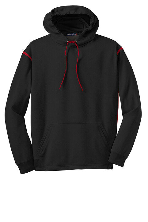 Sport-Tek® Tech Fleece Colorblock Hooded Sweatshirt