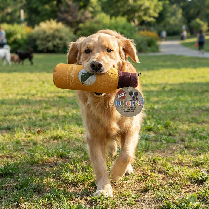 SPOT Fun Food Puppucino Drink Plush With Squeaker & Crinkle Dog Toy 3-Pack