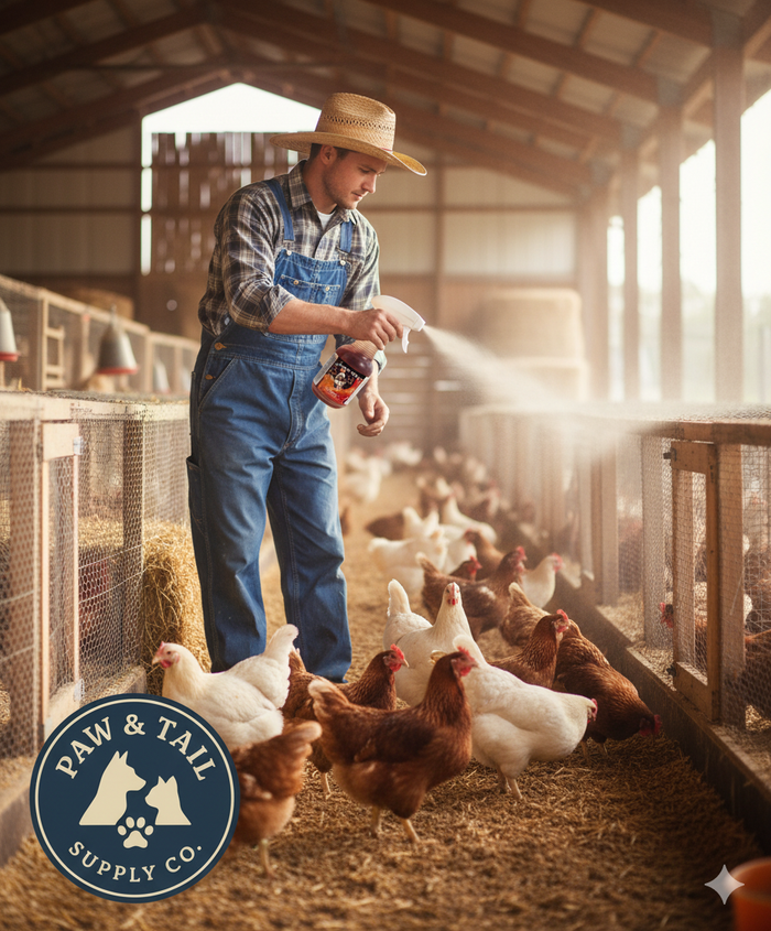 Spurr's Big Fix Poultry Antiseptic Spray 8 oz. Natural Wounds Cuts Chickens Safe