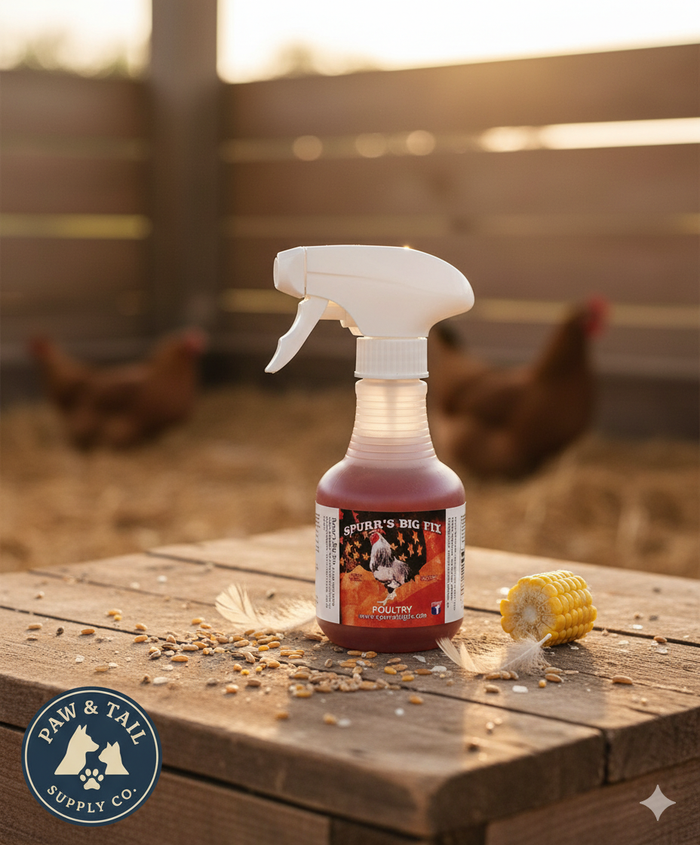 Spurr's Big Fix Poultry Antiseptic Spray 8 oz. Natural Wounds Cuts Chickens Safe