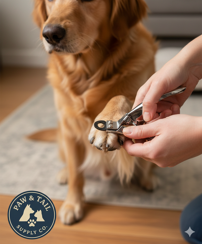 Stainless Steel Dog Nail Trimmer Non-Dulling Blade Grooming Claw Care Supplies