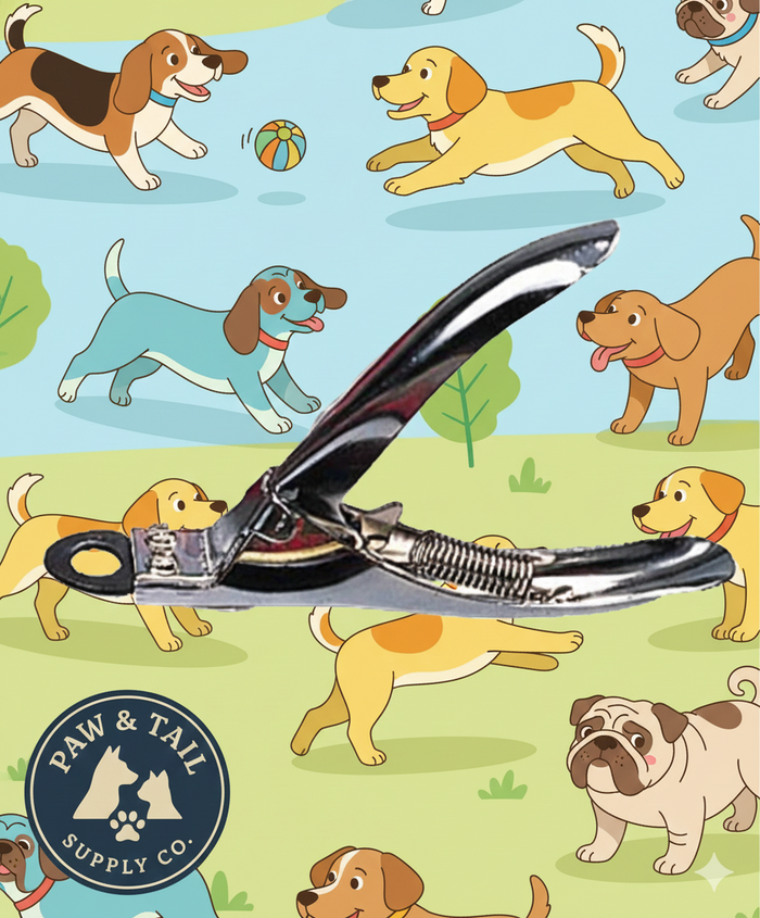 Stainless Steel Dog Nail Trimmer Non-Dulling Blade Grooming Claw Care Supplies