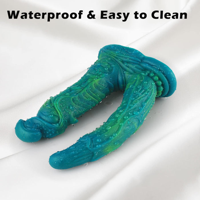 Suction Soft Double Massive Dildo for Men 9 Inch