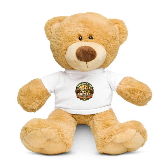 Sunny Bear Rescue Coffee Co Teddy Bear with a T-shirt