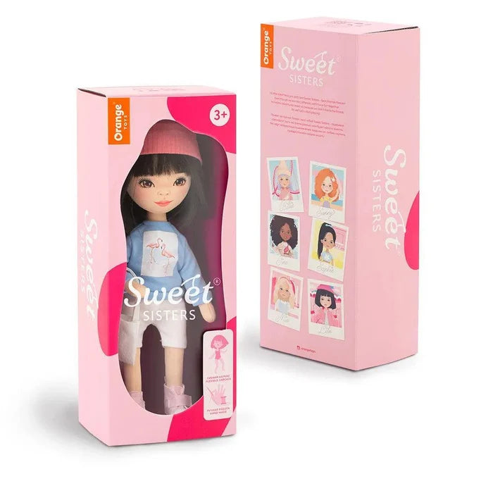 Sweet Sisters Dolls : Lilu in Light Blue Sweatshirt - Ruby & Grace