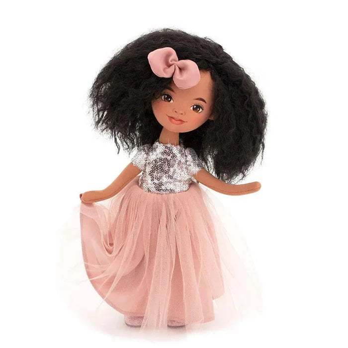 Sweet Sisters Dolls : Tina in Pink Dress with Sequins - Ruby & Grace