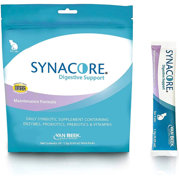 Synacore Digestive Support for Cats 30 Stick 1.5g Packets Van Beek