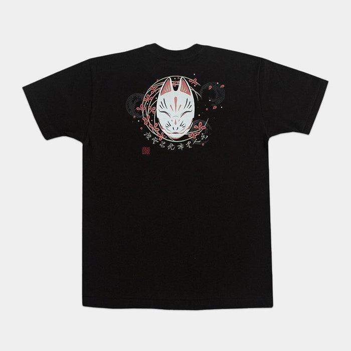 [T-SHIRT] FOX | SILK-SCREEN PRINT | WAJIN Art T-shirts Japan