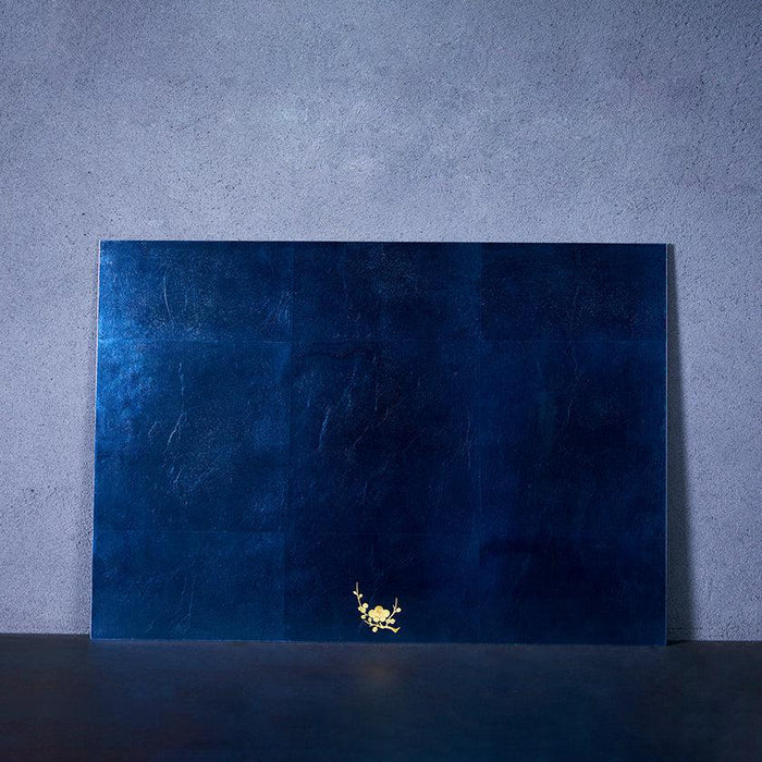 [TABLE MAT] KAGA SHIKISAI DEEP BLUE | KANAZAWA GOLD LEAF | HAKUICHI