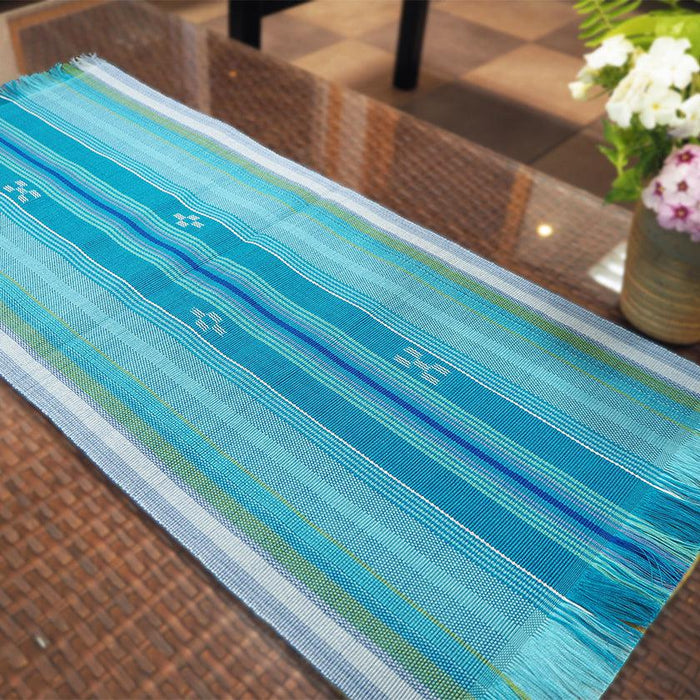 [TABLE MAT] NILAI-KANAI (BLUE) | YAEYAMA MINSAH (TEXTILES) | AZAMIYA