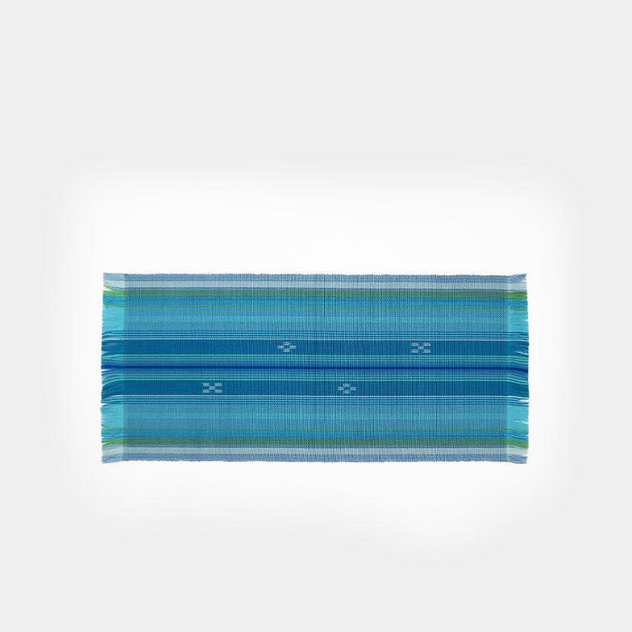 [TABLE MAT] NILAI-KANAI (BLUE) | YAEYAMA MINSAH (TEXTILES) | AZAMIYA