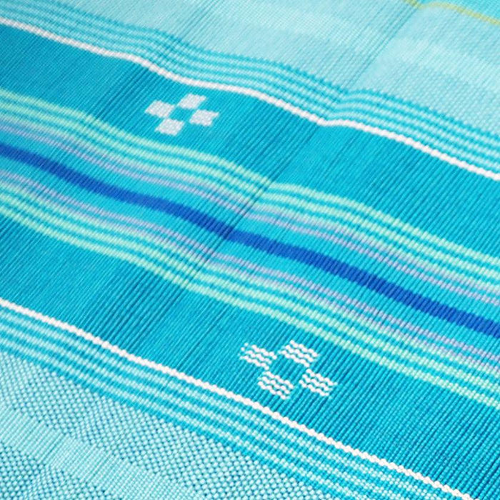 [TABLE MAT] NILAI-KANAI (BLUE) | YAEYAMA MINSAH (TEXTILES) | AZAMIYA