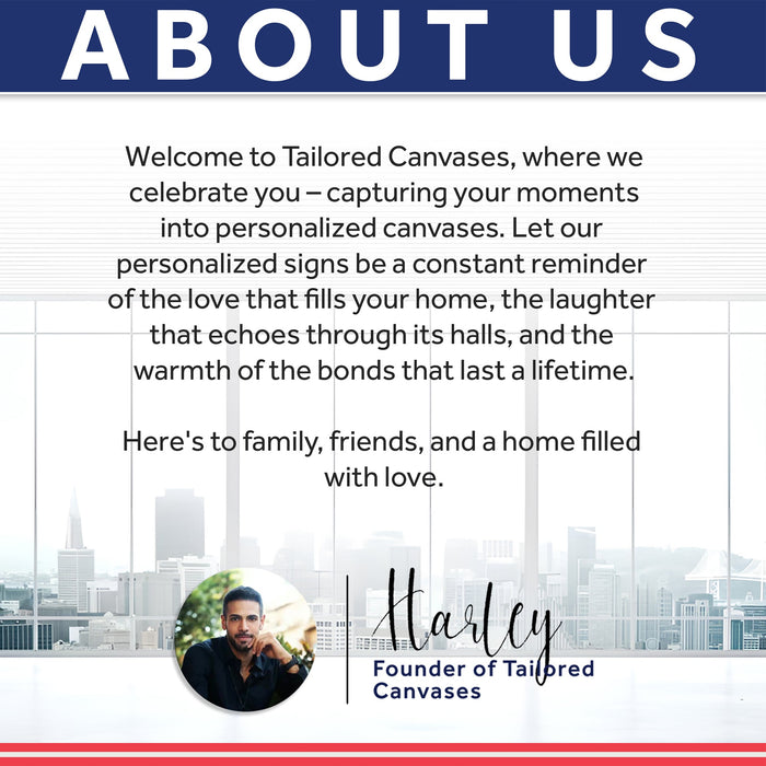 Tailored Canvases Personalized Pet Memorial Canvas Sign — USA Made