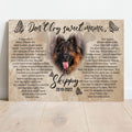 Tailored Canvases Pet Don't Cry Sweet Mama Personalized Memorial Canvas Sign — USA Made