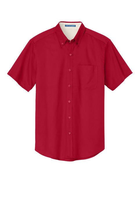Tall Port Authority Short Sleeve Easy Care Shirt