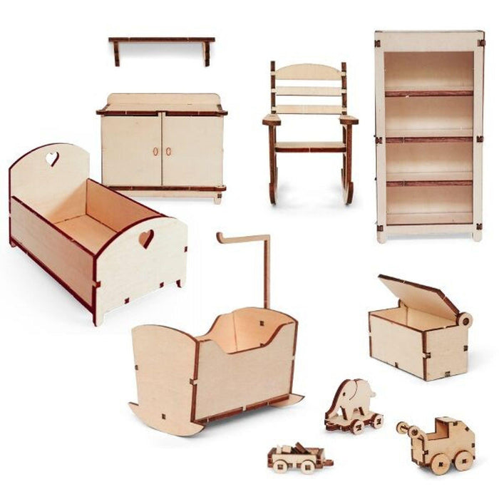 The Mouse Mansion - Baby Room Furniture Kit