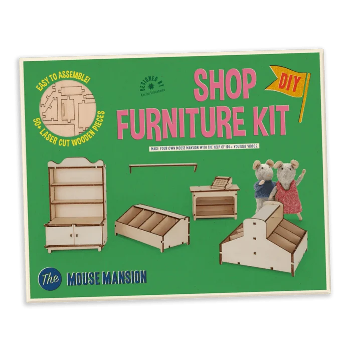 The Mouse Mansion - Shop Furniture Kit RESTOCK - Ruby & Grace