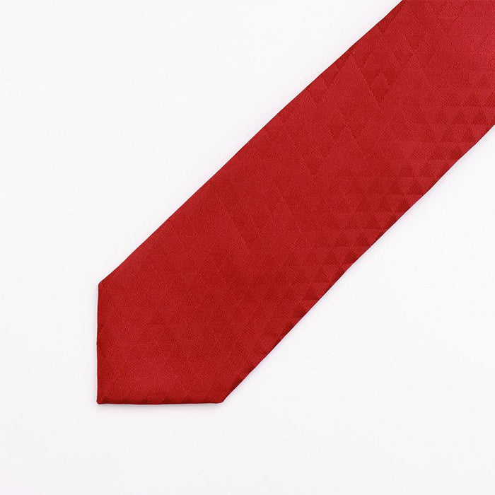[TIE] JIN SEIRYU RED A | HAKATA TEXTILES| OKANO