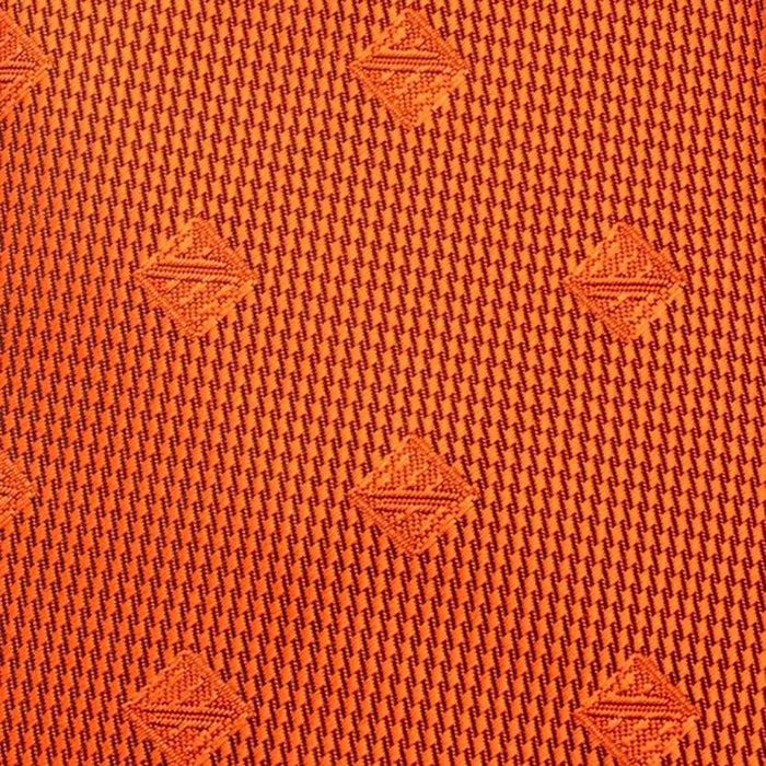 [TIE] ORIGINAL LOGO PERSIMMON COLOR | JAPANESE SILK | SHAKUNONE (WITH GIFT PAPER BAG)