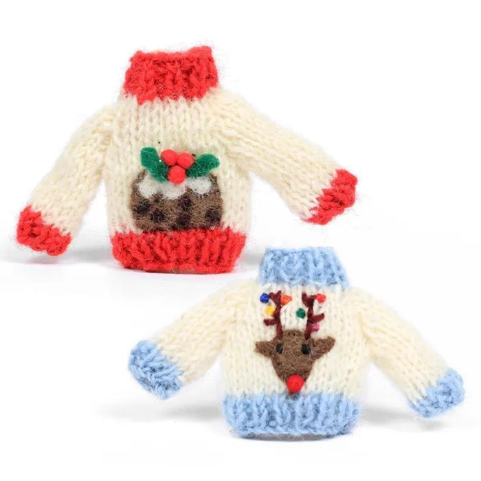 Tiny Christmas Jumpers Ornaments LOW STOCK - Ruby & Grace