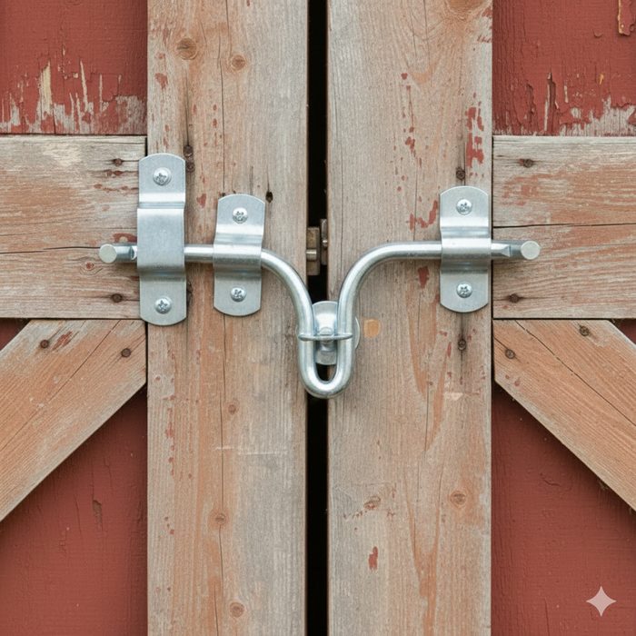 Tough1 Heavy Duty Stall Door Gate Latch Metal w/ Hardware Outdoor Indoor