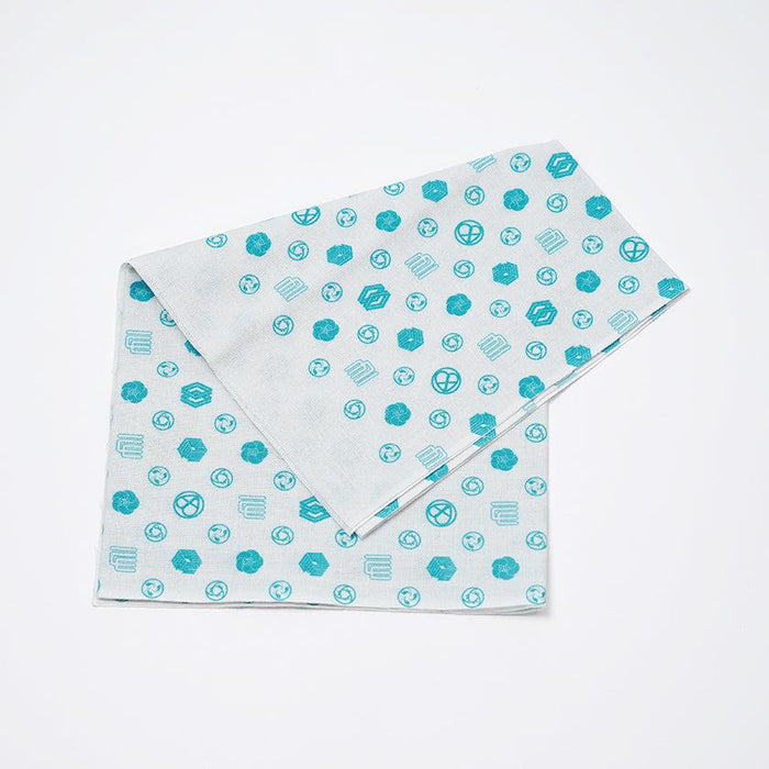 [TOWELS] HATSUNE MIKU | BLUE ON WHITE | ISE COTTON | HATSUNE KOUBOU