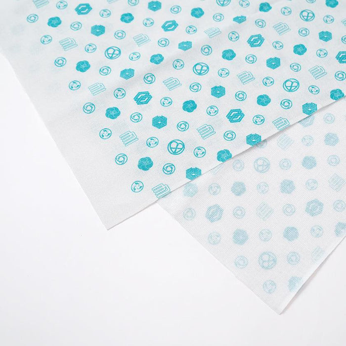 [TOWELS] HATSUNE MIKU | BLUE ON WHITE | ISE COTTON | HATSUNE KOUBOU