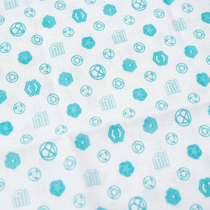 [TOWELS] HATSUNE MIKU | BLUE ON WHITE | ISE COTTON | HATSUNE KOUBOU