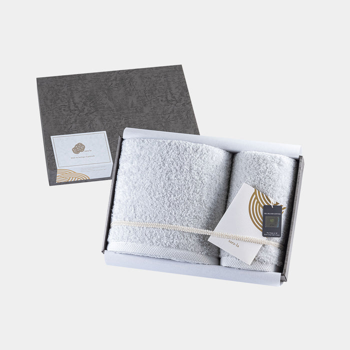 [TOWELS] "REI" BATH TOWEL & FACE TOWELS SET | IMABARI TOWELS