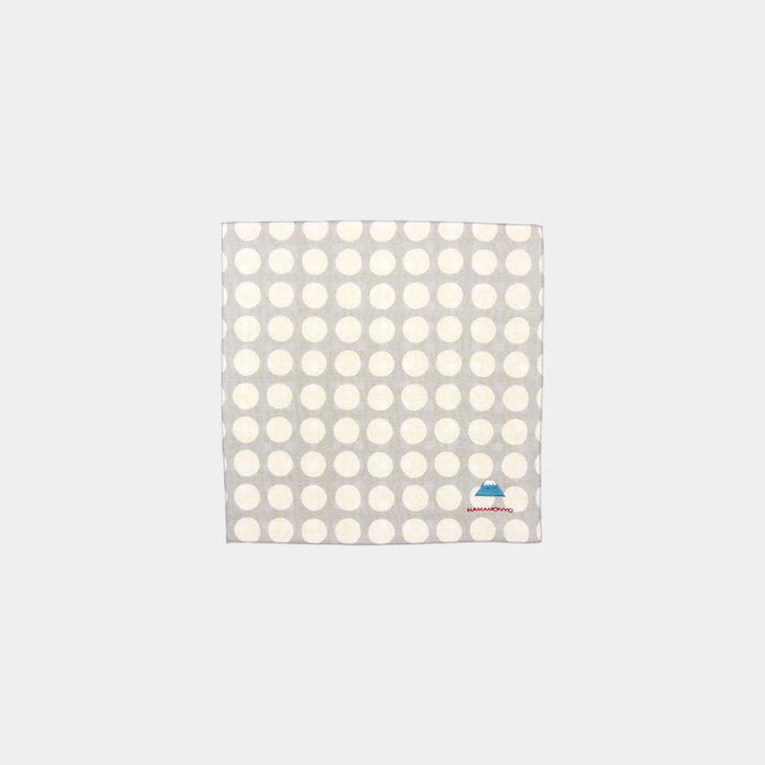 [TOWELS] REVERSIBLE GAUZE HANDKERCHIEF DOT PATTERN AND MT.FUJI | YOKOHAMA DYEING | HAMAMONYO