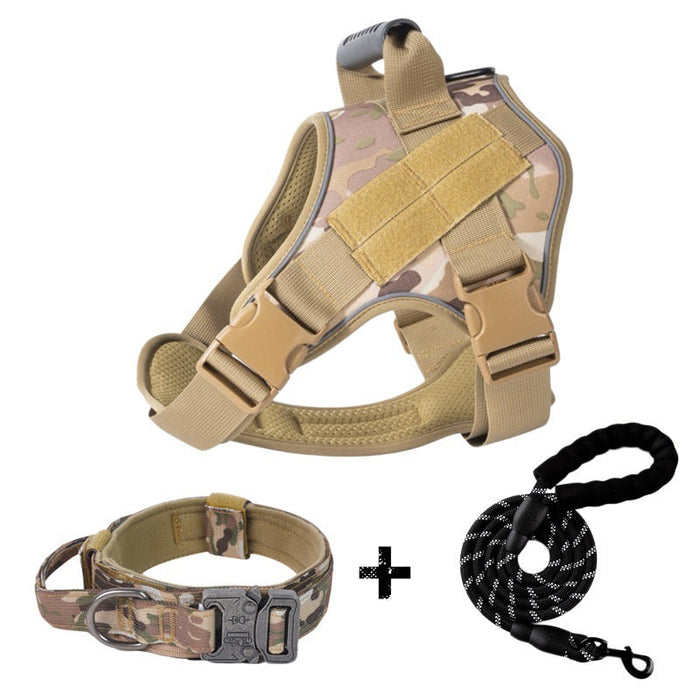 Camouflage Leash And Collar / S