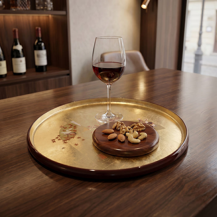 [TRAY] JOY OF SPRING'S ARRIVAL | KANAZAWA GOLD LEAF | HAKUICHI