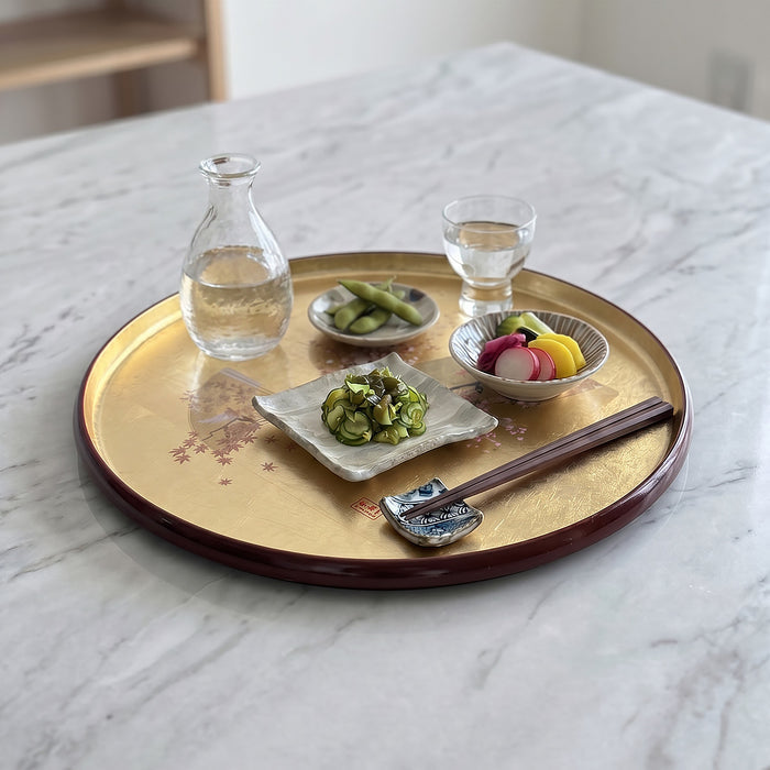 [TRAY] JOY OF SPRING'S ARRIVAL | KANAZAWA GOLD LEAF | HAKUICHI