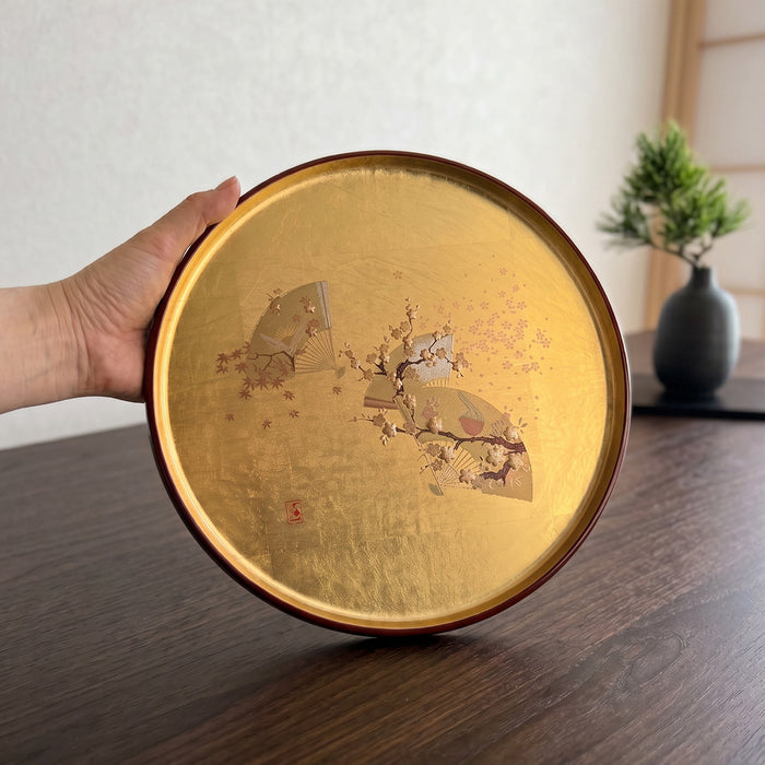 [TRAY] JOY OF SPRING'S ARRIVAL | KANAZAWA GOLD LEAF | HAKUICHI