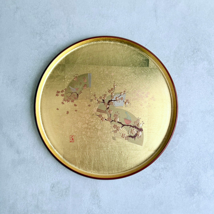[TRAY] JOY OF SPRING'S ARRIVAL | KANAZAWA GOLD LEAF | HAKUICHI