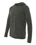 Triblend Jersey Hooded Pullover(DU TRI LOGO EMBROIDERED LEFT CHEST)