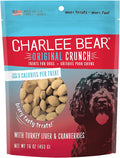 Turkey Grain Free Dog Charlee Bear Original Crunch Liver & Cranberry Treats (16oz)
