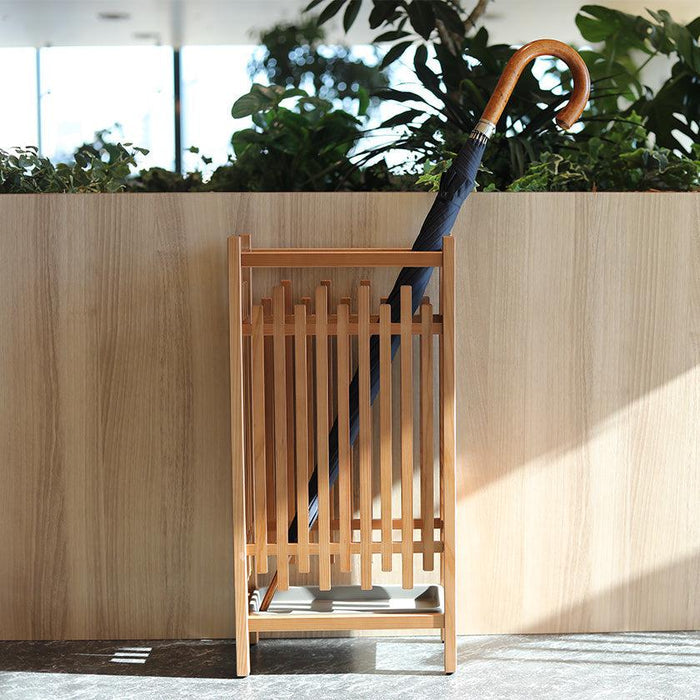 [UMBRELLA STAND] AKITA CEDAR LATTICEWORK UMBRELLA STAND | WOODWORKING