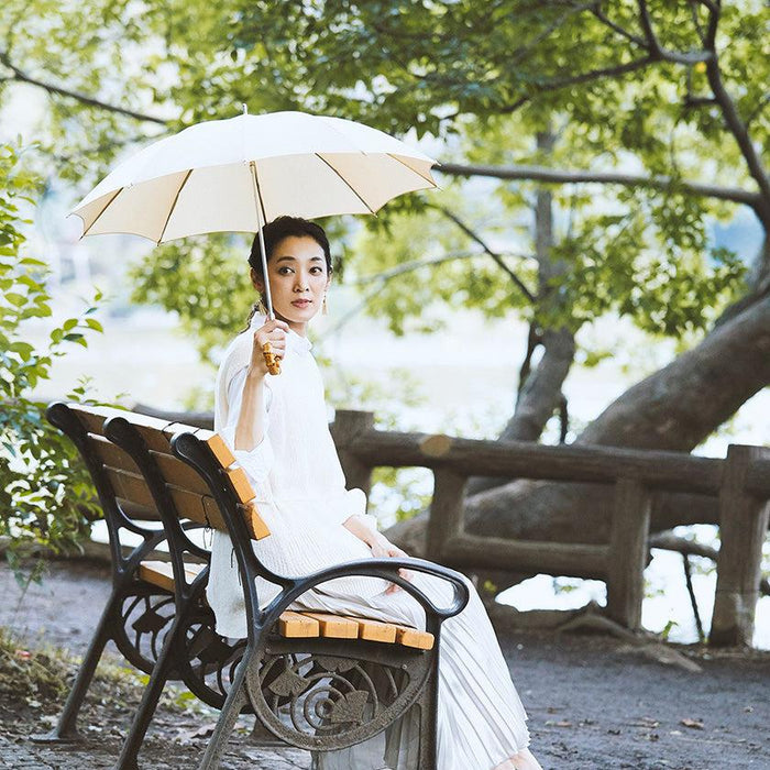 [UMBRELLA] WOMEN'S SHANTUNG SHORT (BEIGE) | TOKYO UMBRELLA | MAEHARA KOEI SHOTEN